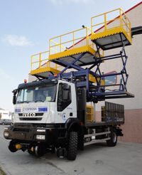 Plataforma elevadora triple mod